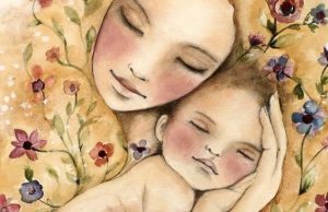 Babyen min vil bare sove i armene mine