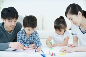 Japansk familie
