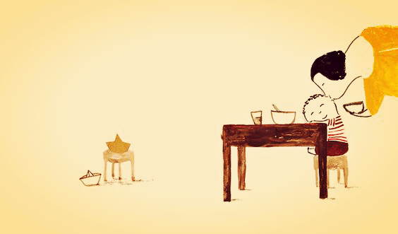 å dulle med ved middagsbordet