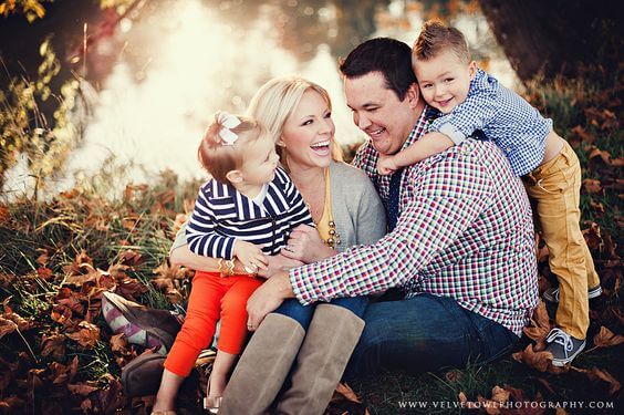 familie på fire