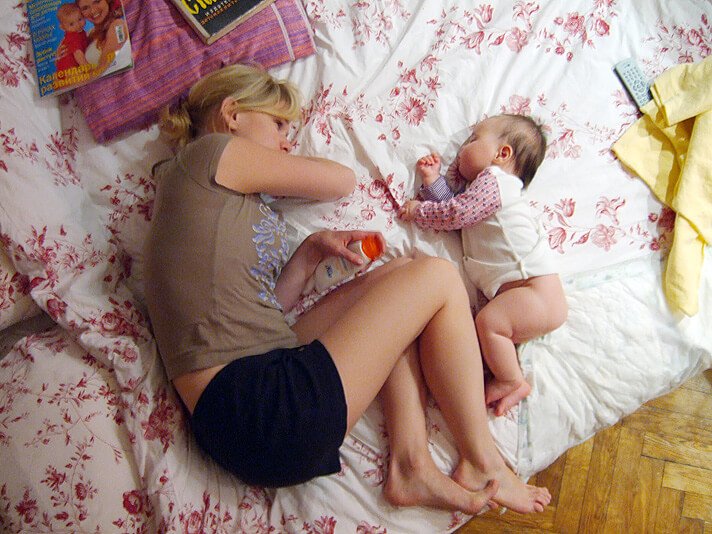 Førstegangsforeldre sliter med å få nok søvn