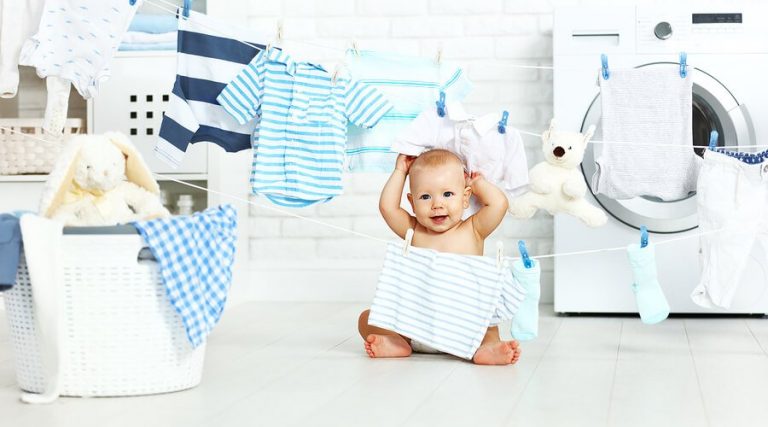 Tips for å vaske babyens klær