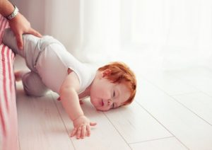 Barn som faller, en veldig vanlig hendelse