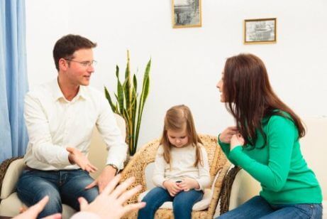 Foreldre burde krangle vekk fra barna sine