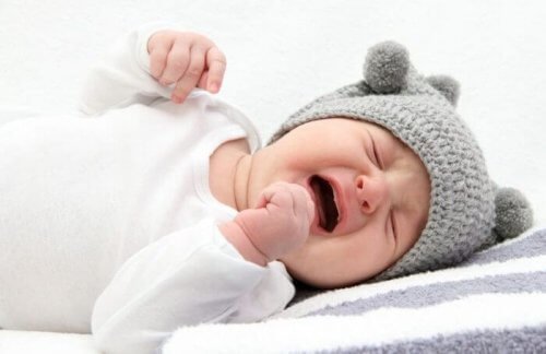 Baby som gråter
