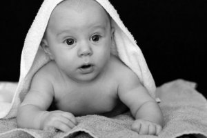 Utstyr til babyens badetid