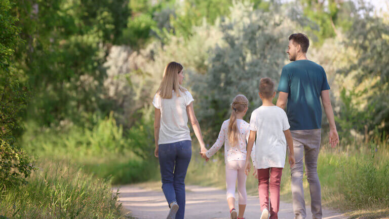 Fordelene med at familien går på tur
