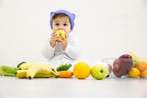 Frukt er godt for helsen til babyer