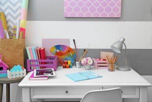 10 flotte måter å forberede barnets skrivebord