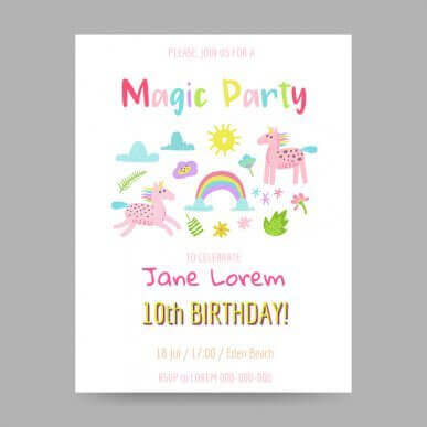 5 ideer til å lage bursdagsinvitasjoner