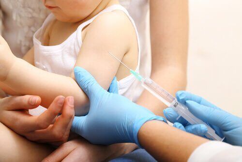 Barn som vaksineres