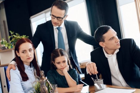 En advokat med en familie