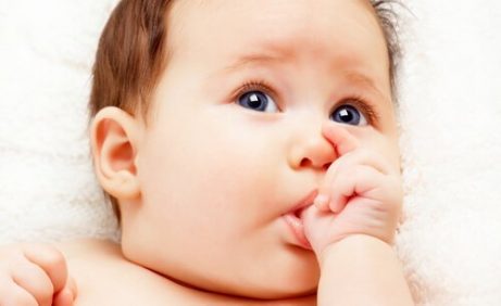 Sugerefleksen hos nyfødte barn
