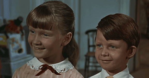Barna fra filmen Mary Poppins.