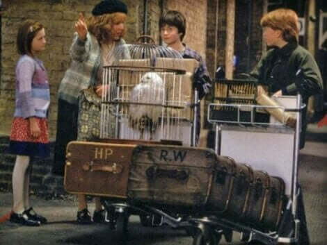 Bilde fra en scene i filmen Harry Potter