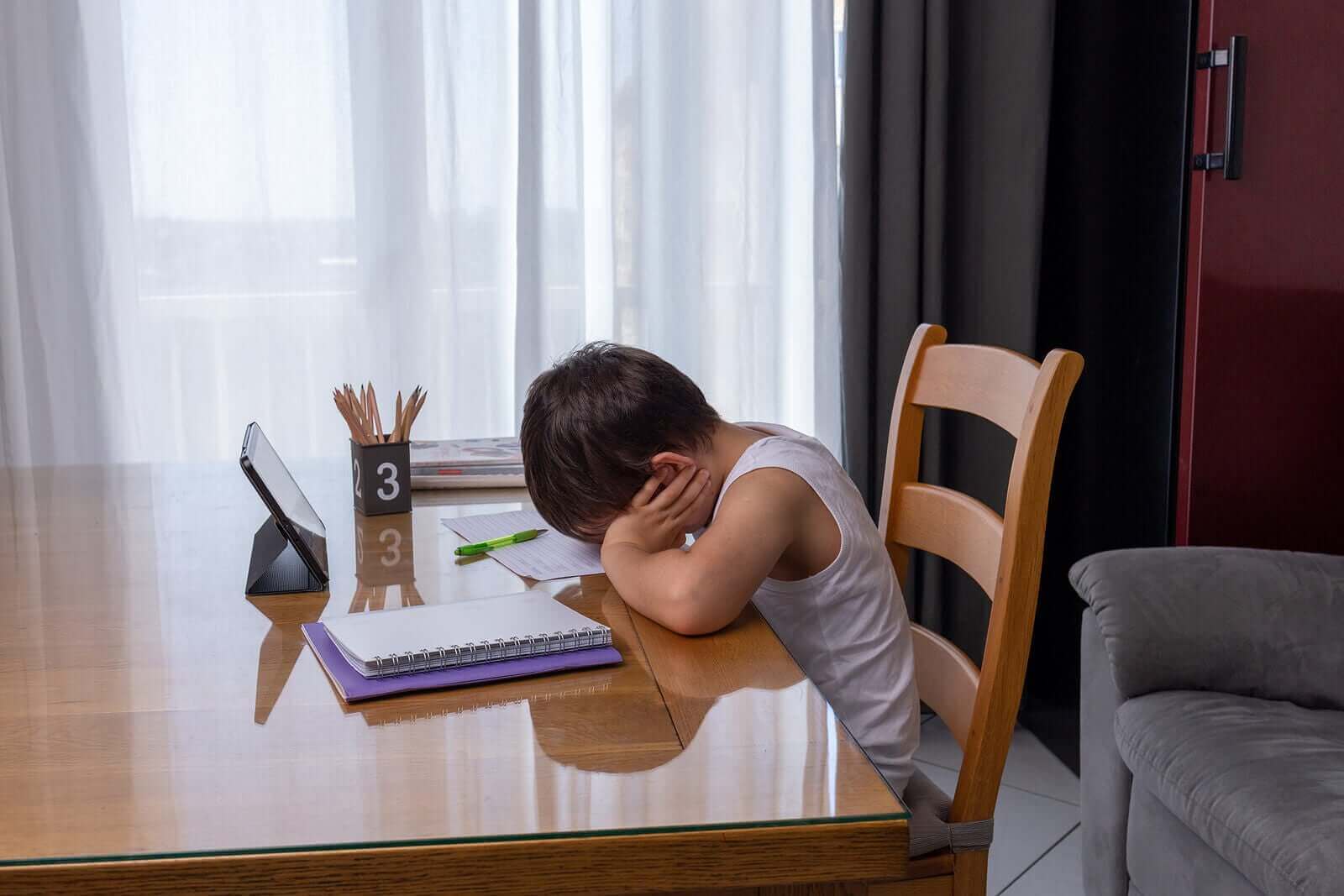 Hvordan mental utmattelse påvirker barn