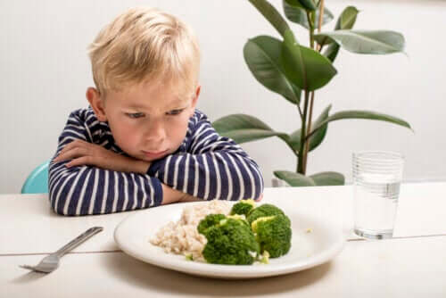 En barns mangel på matlyst etter ett års alder