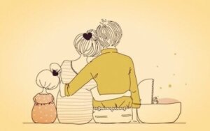 Først var det deg og meg... Nå er vi en familie