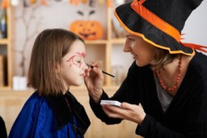 5 sminkeideer til halloween for barn