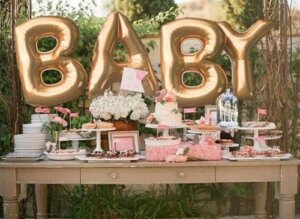 9 nøkler for å organisere en babyshower