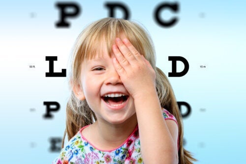 4 øvelser for å styrke barnets syn